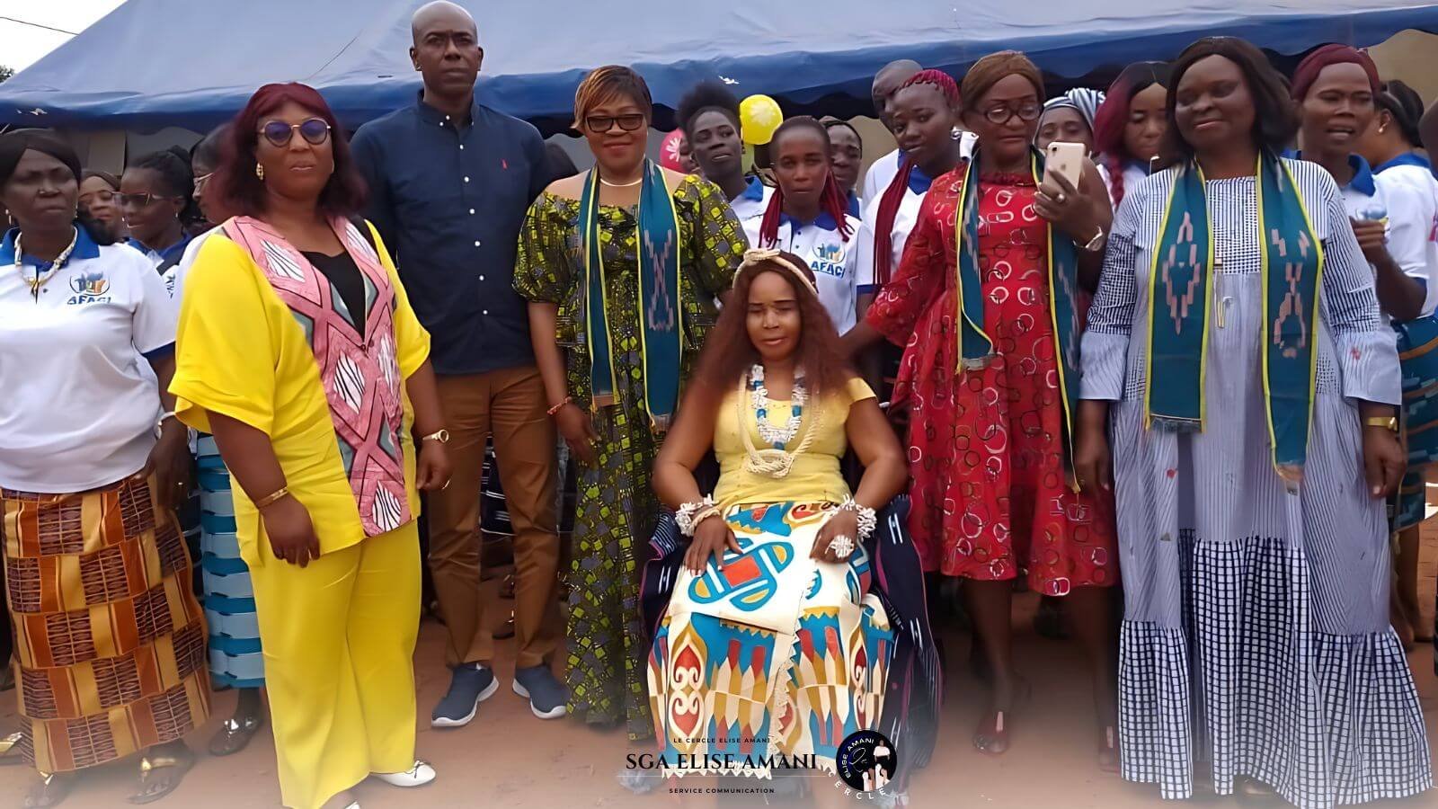 SGA ELISE AMANI PHOTOS Yamoussoukrojpg Célébration de l'investiture de l'AFACI à N'DAKONANKRO